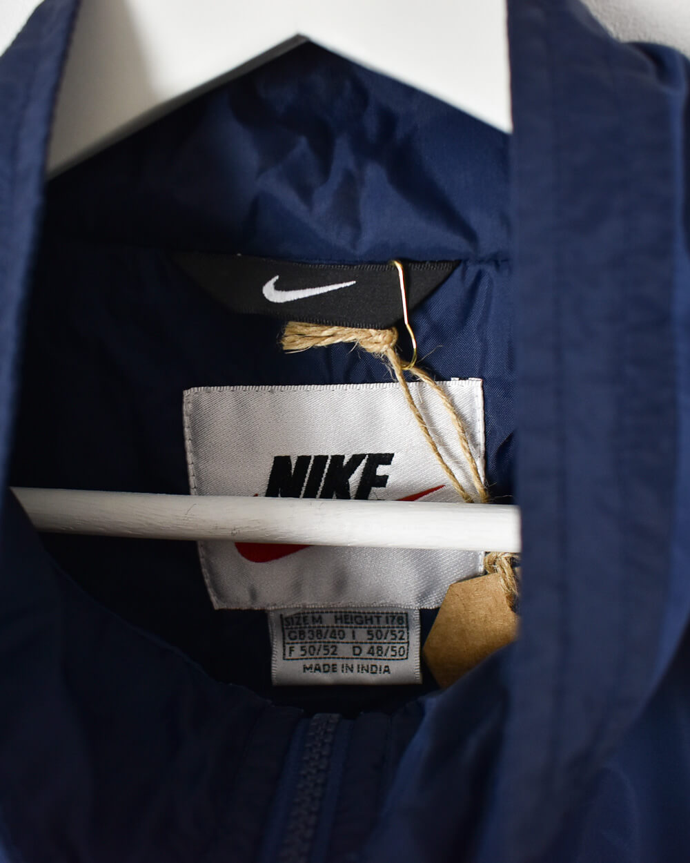 Navy Nike Windbreaker Jacket - Medium
