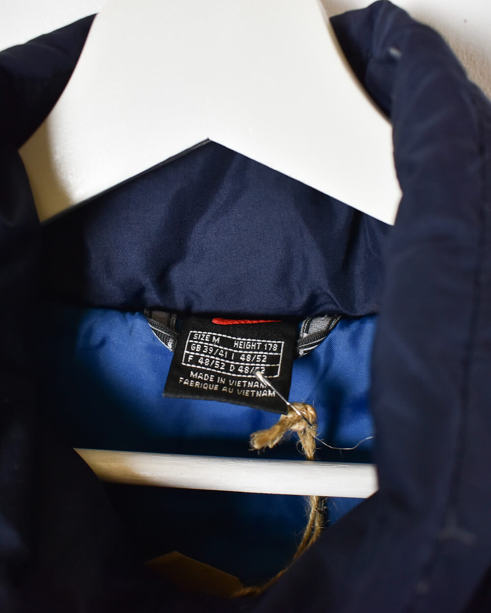 Navy Nike Puffer Jacket - Medium