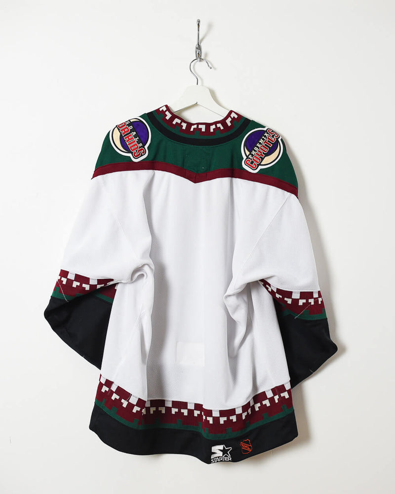 Vintage 90s Phoenix Coyotes Stitched 5 Starter NHL Hockey 