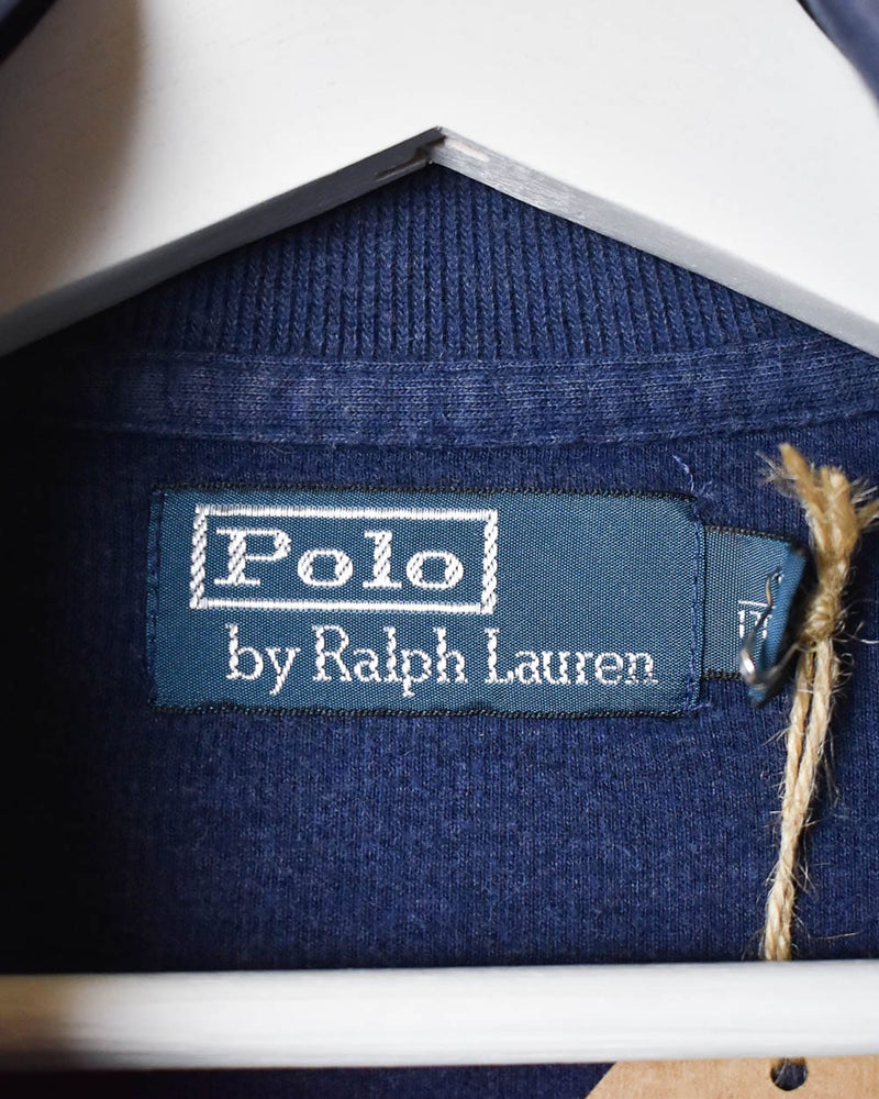 Navy Polo Ralph Lauren Sweatshirt - Small