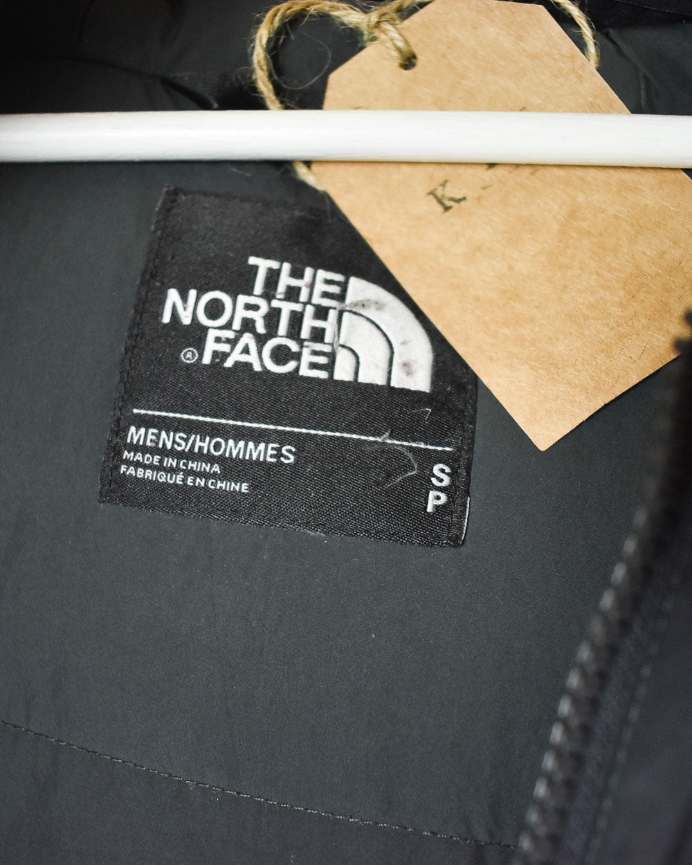 Grey The North Face DryVent Hooded Puffer Jacket - Small
