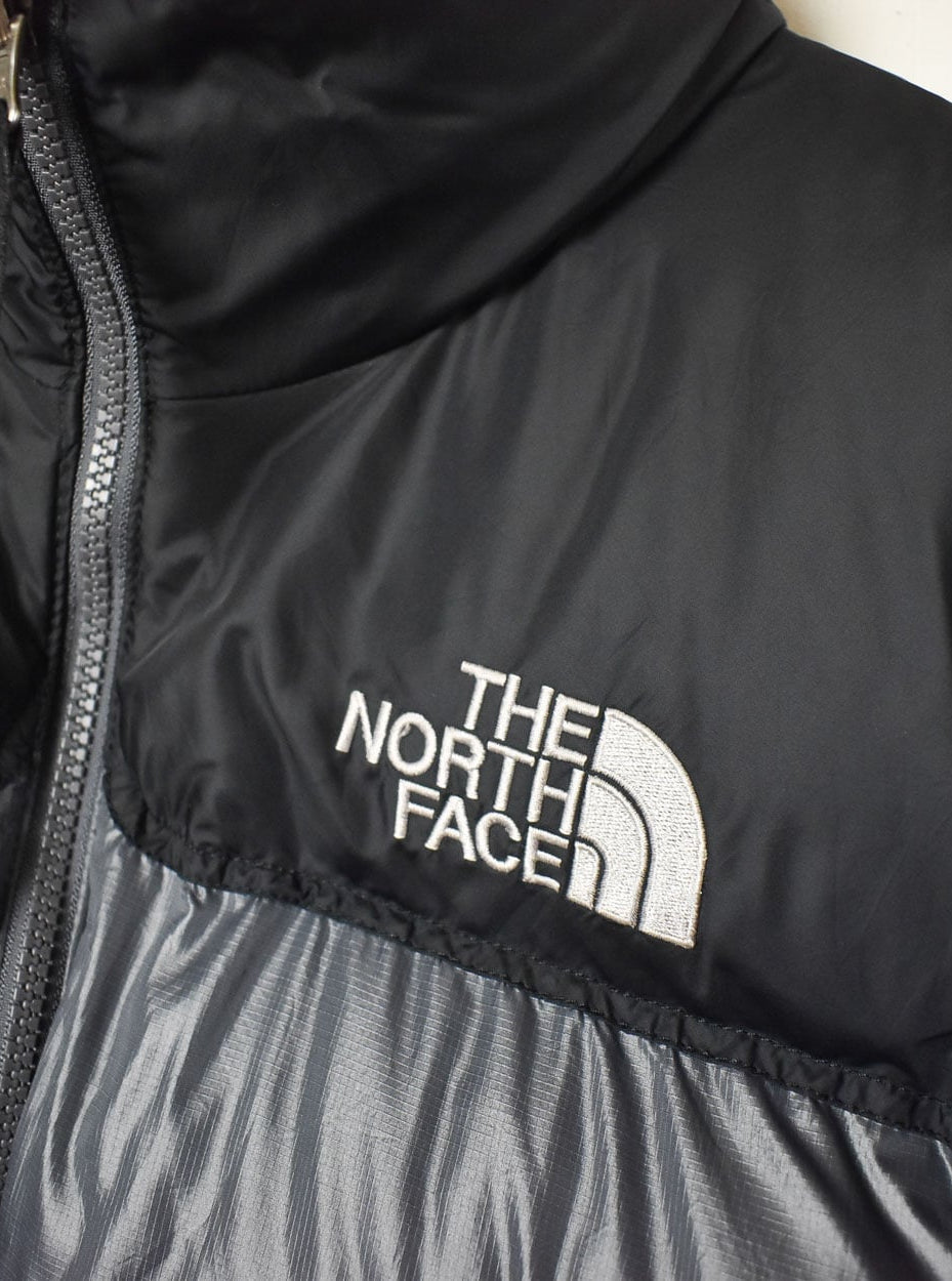 Grey The North Face Nuptse 700 Down Puffer Jacket - Small