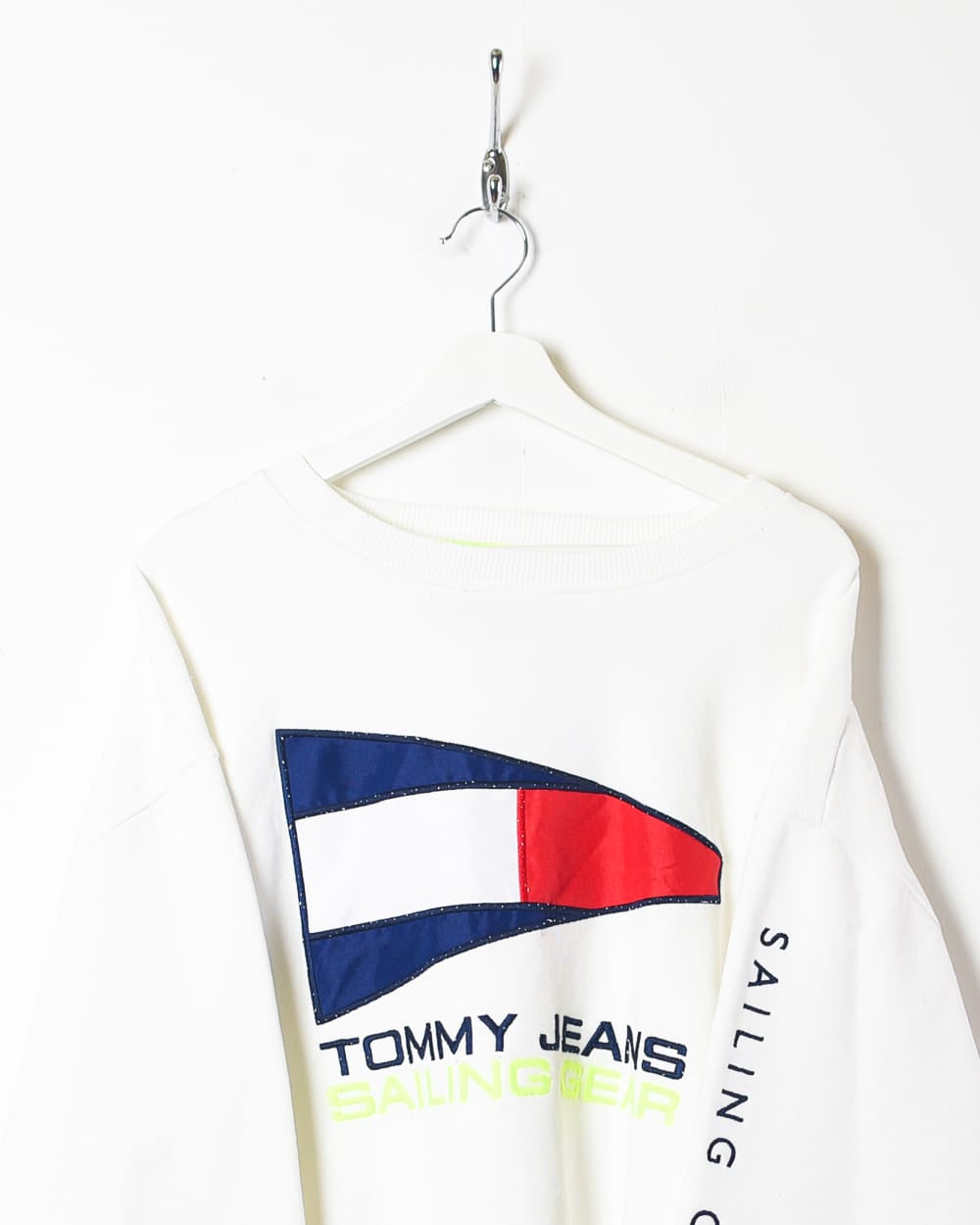 White Tommy Jeans Sailing Gear Sweatshirt - XX-Large
