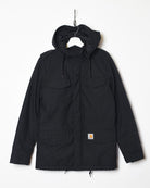 Black Carhartt Hooded Jacket - Small