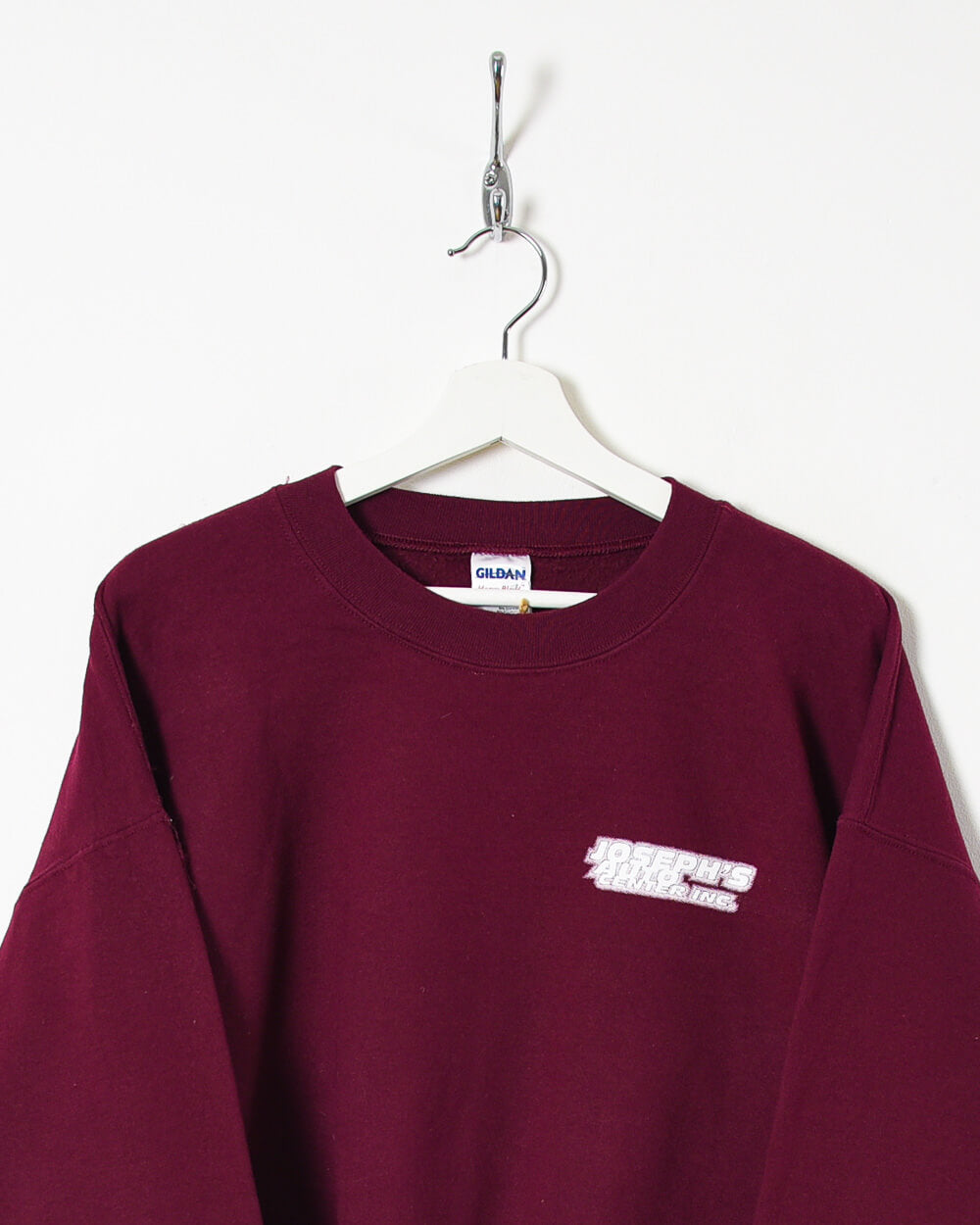 Maroon Gildan Heavy Blend Joseph's Auto Center Inc. Sweatshirt - Large