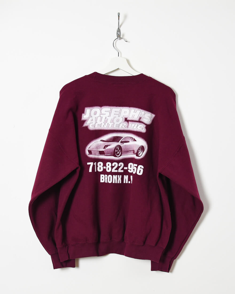 Maroon Gildan Heavy Blend Joseph's Auto Center Inc. Sweatshirt - Large