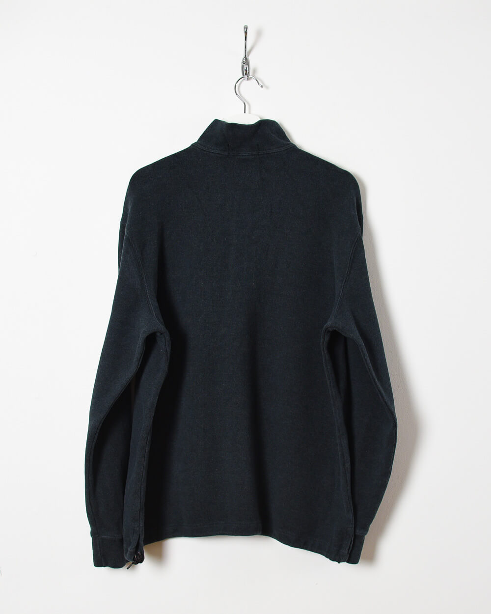 Black Ralph Lauren 1/4 Zip Sweatshirt - Large