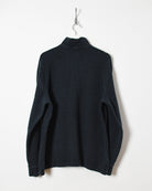 Black Ralph Lauren 1/4 Zip Sweatshirt - Large