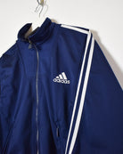 Navy Adidas Tracksuit Top - X-Small