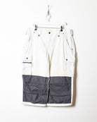 White Carhartt Double Knee Cargo Shorts - 36\"