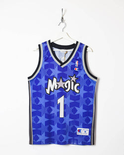 Vintage 00s Blue Champion Orlando Magic Tracey McGrady Basketball