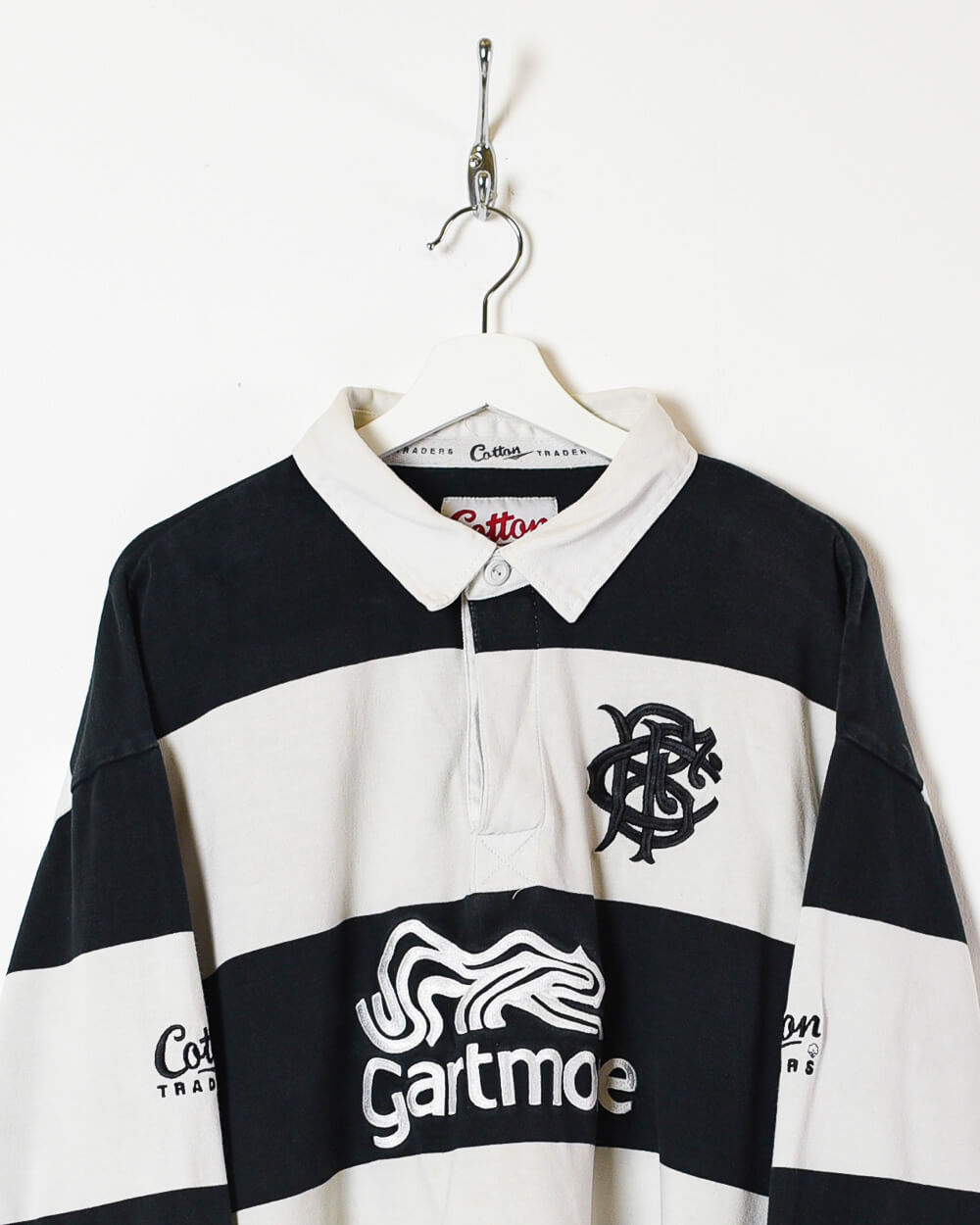 Black Cotton Traders Barbarians Rugby Shirt - XX-Large
