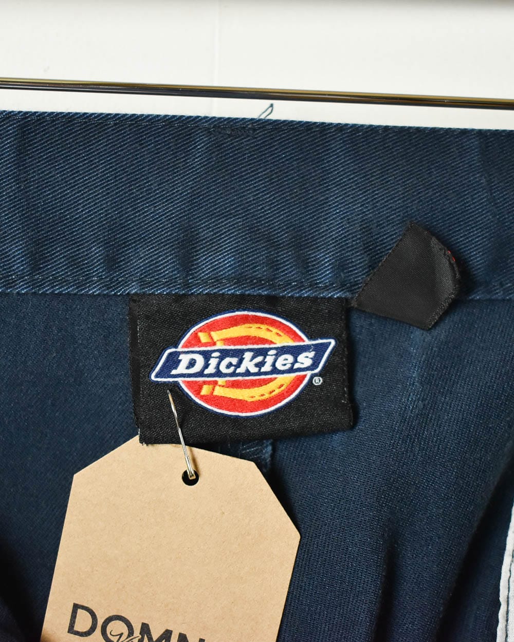 Navy Dickies Workwear Double Knee Cargo Trousers - W46 L30