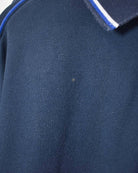 Navy Ellesse Polo Shirt - X-Large
