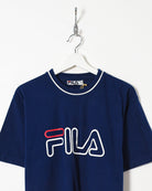 Navy Fila T-Shirt - Medium