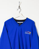 Blue Fosters Pullover Windbreaker Jacket - XX-Large