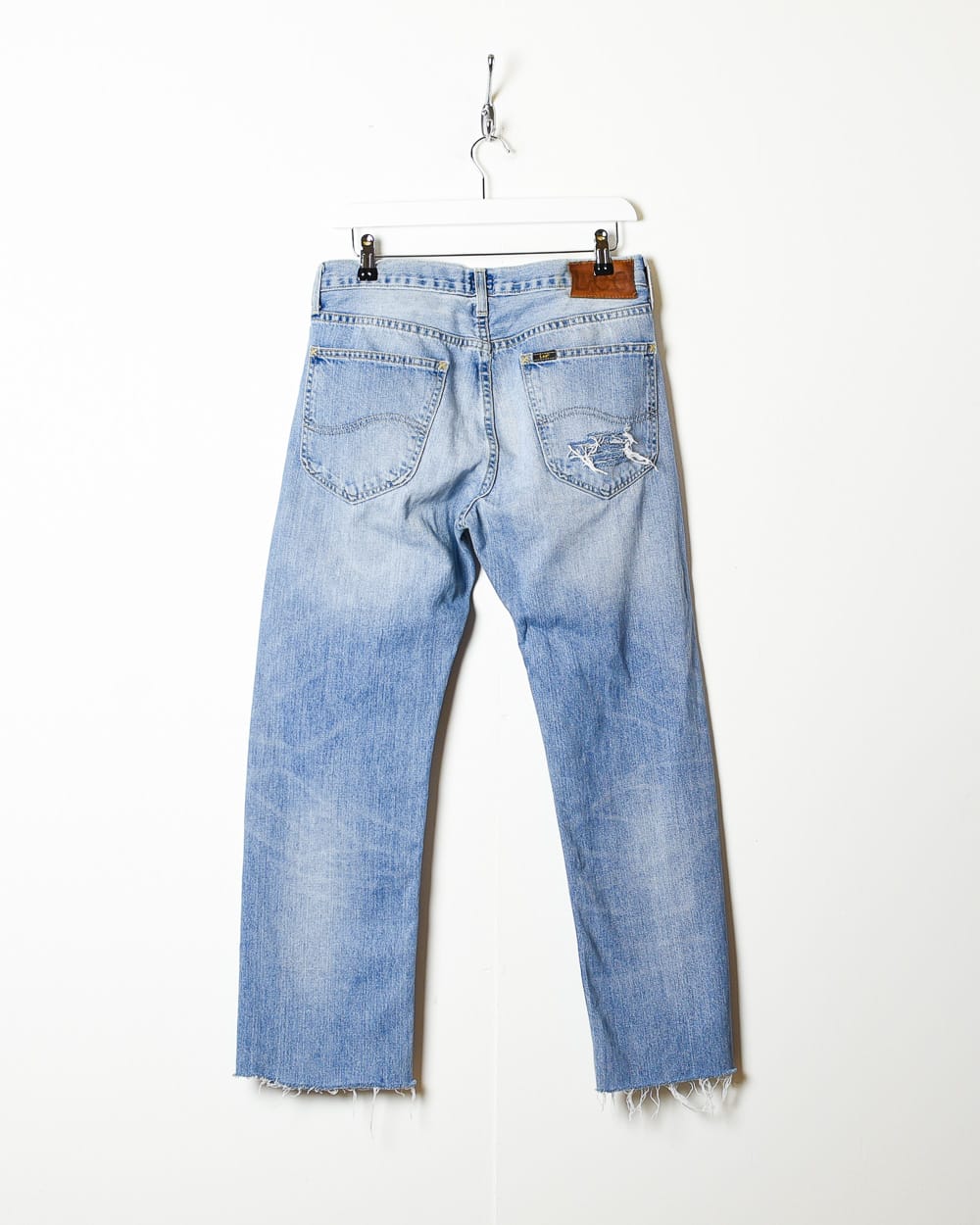 BabyBlue Lee Distressed Raw Edge Jeans - W32 L28