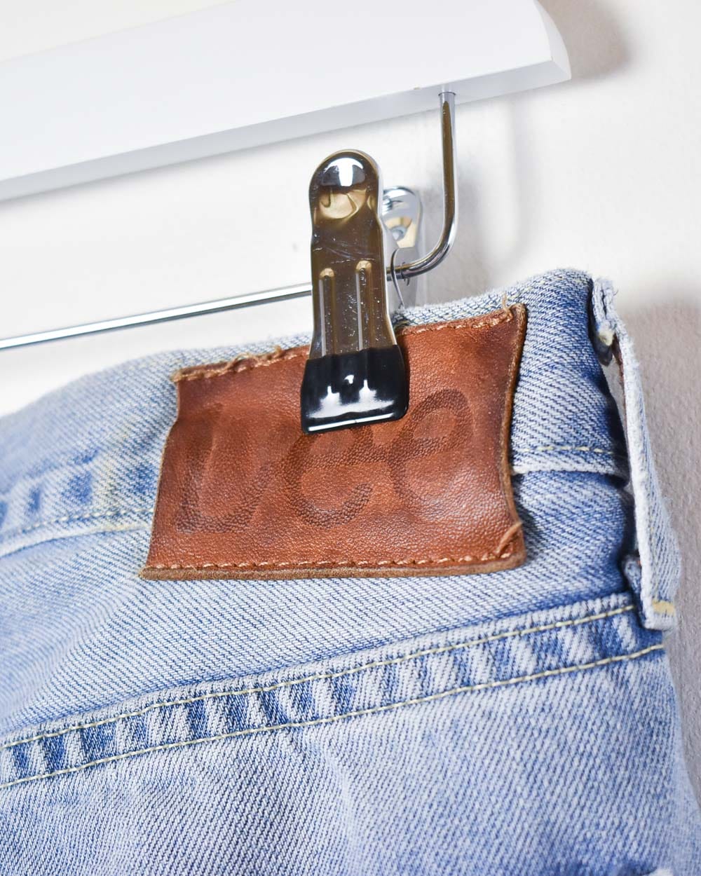 BabyBlue Lee Distressed Raw Edge Jeans - W32 L28