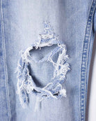 BabyBlue Lee Distressed Raw Edge Jeans - W32 L28