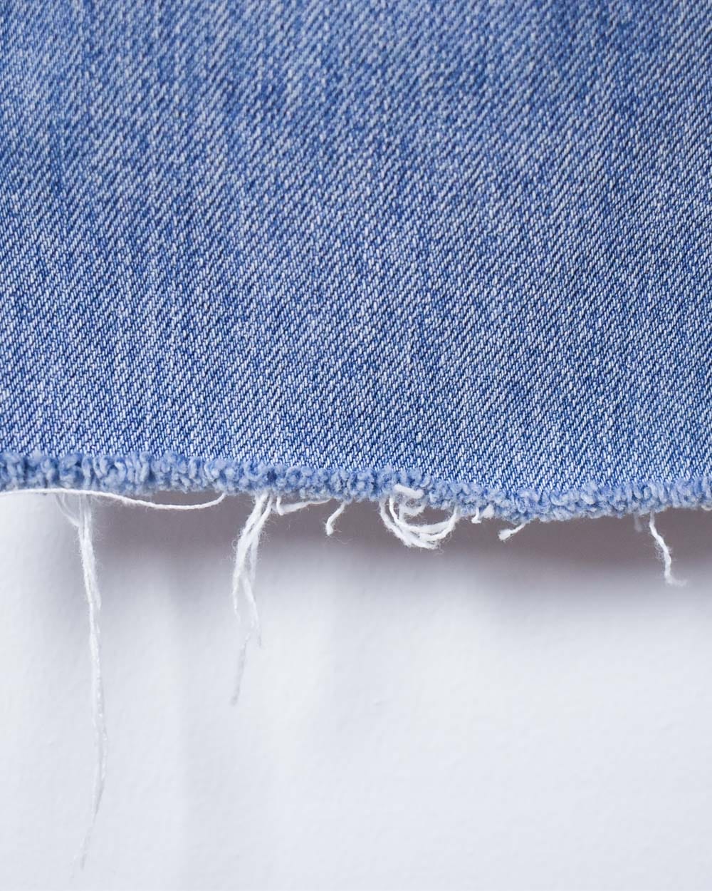 BabyBlue Lee Distressed Raw Edge Jeans - W32 L28