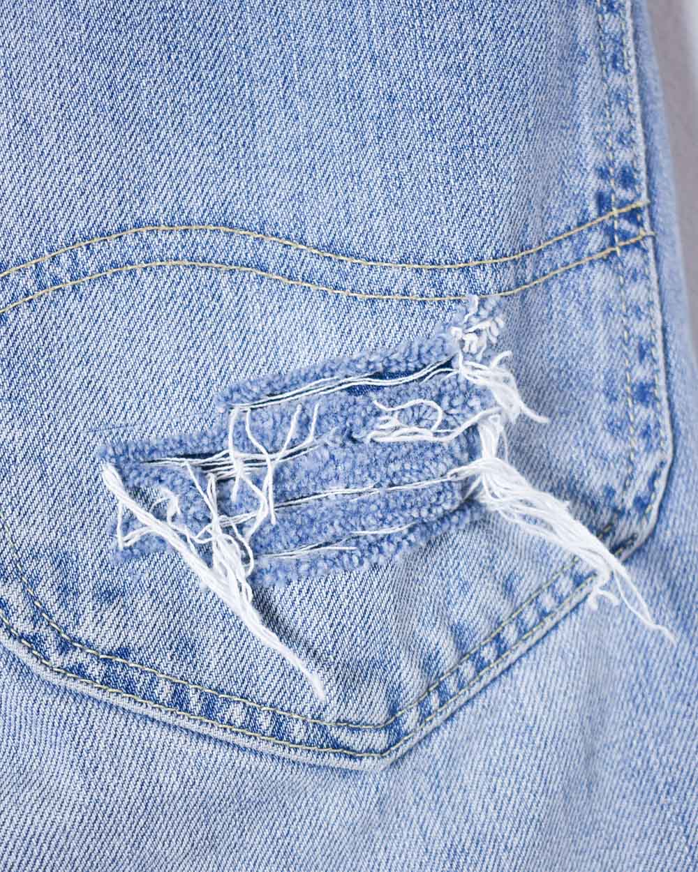 BabyBlue Lee Distressed Raw Edge Jeans - W32 L28