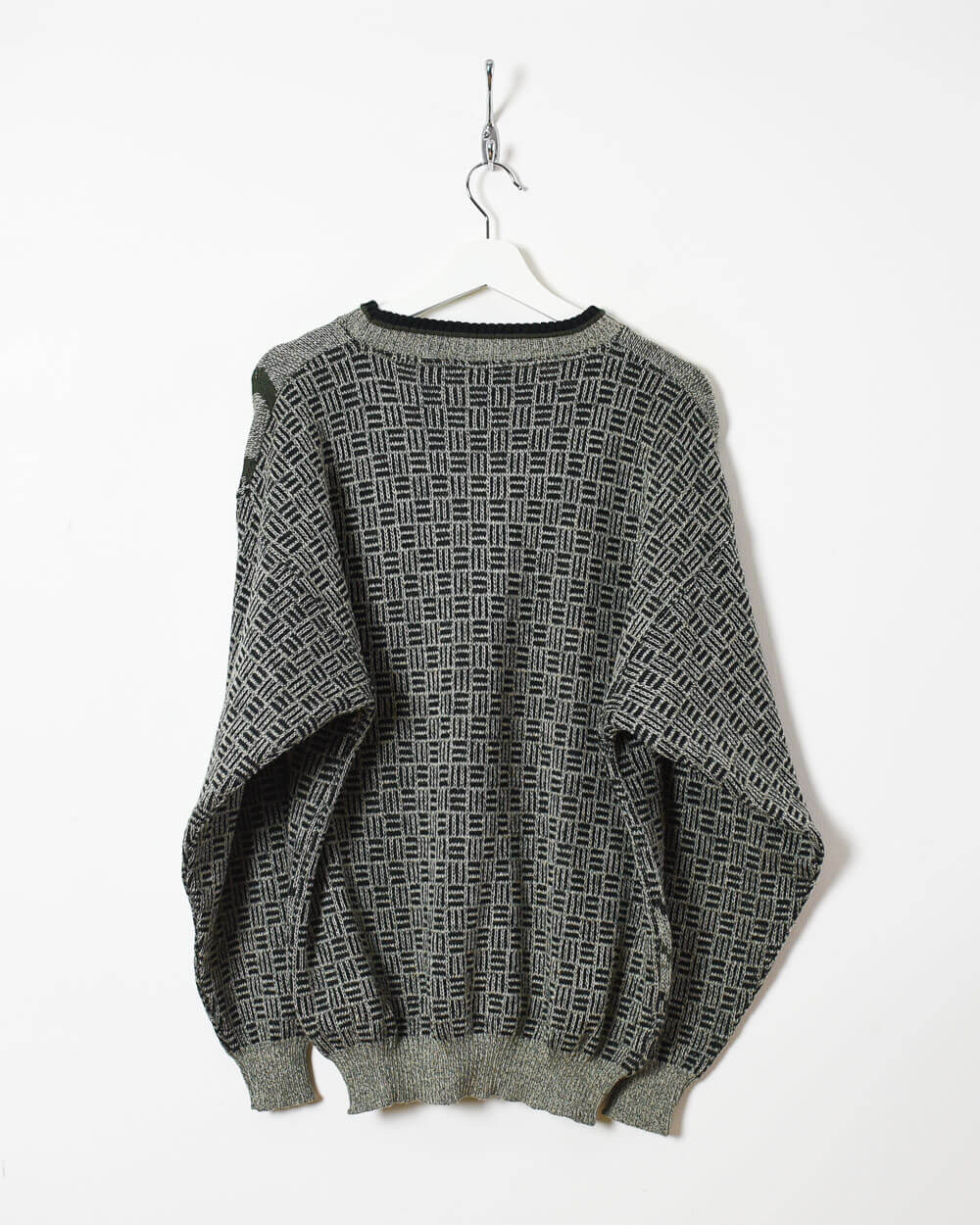 Stone Vintage Knitted Sweatshirt - Medium