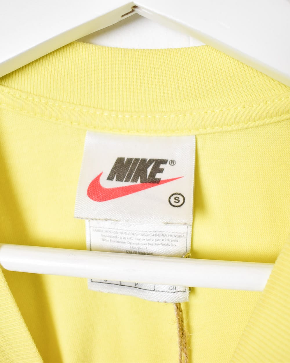 Yellow Nike Air T-Shirt - Small