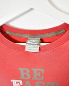 Red Nike Be Fast or Be Last Sweatshirt - Small