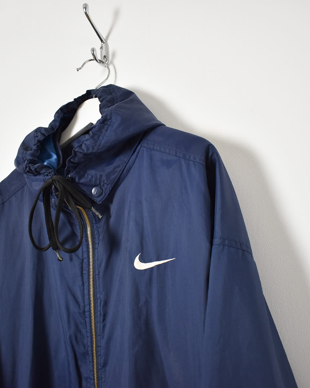 Navy Nike Hooded Winter Coat - XX-Large