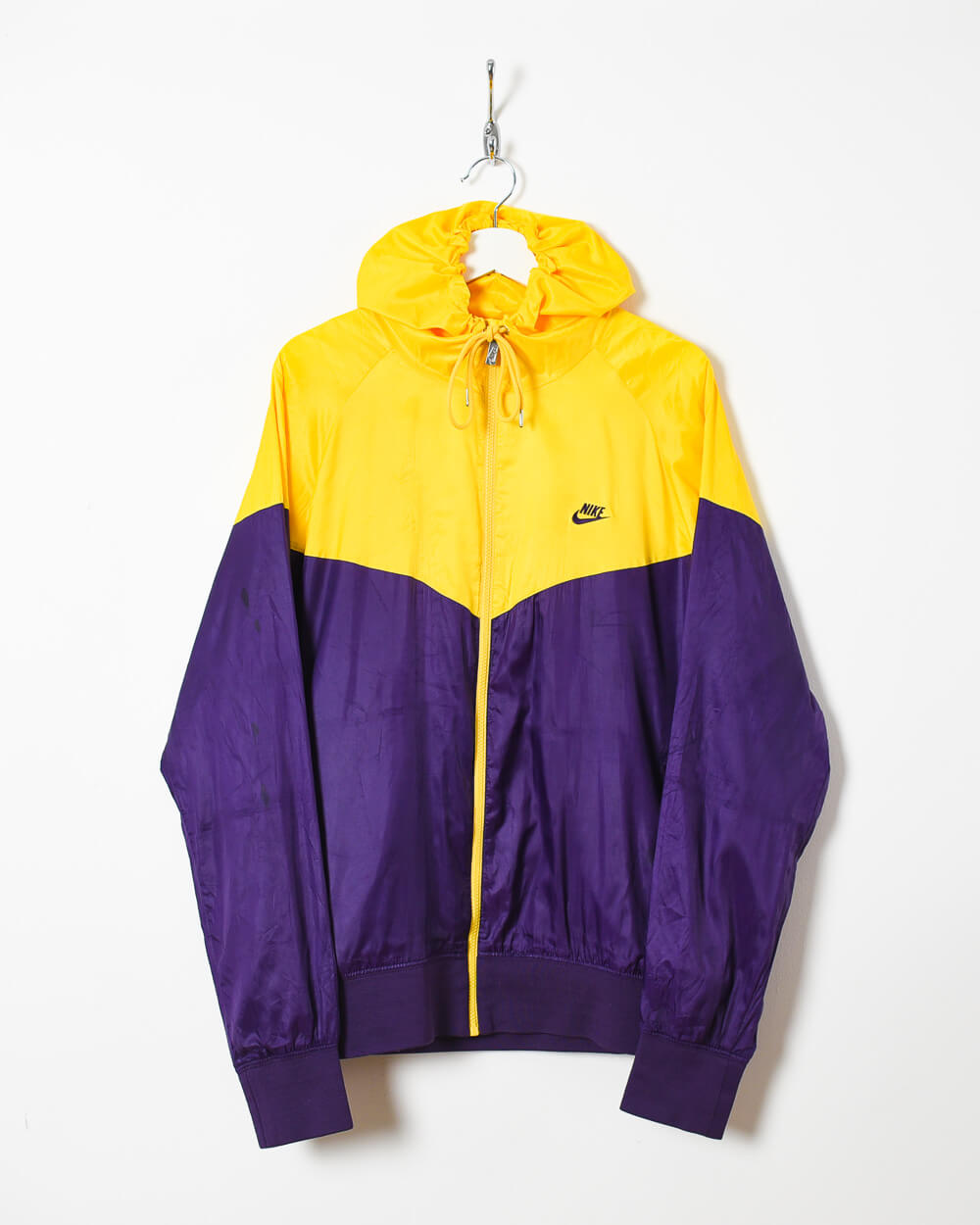 Yellow Nike Windbreaker Jacket - Large