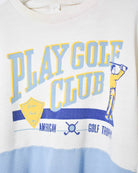 White Play Golf Club Sweatshirt - Medium