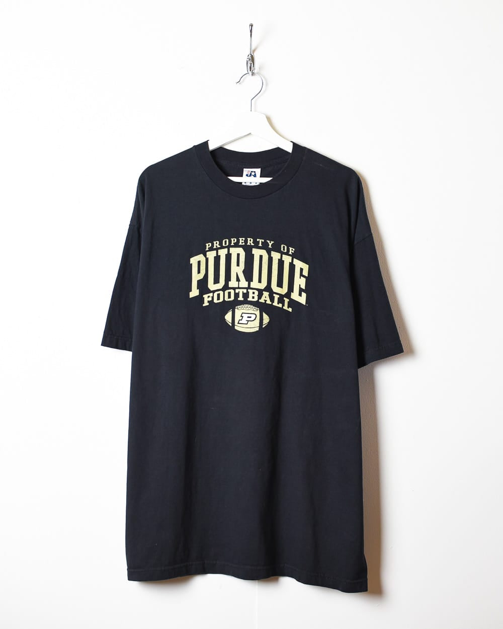 Black Property Of Purdue Football T-Shirt - XX-Large