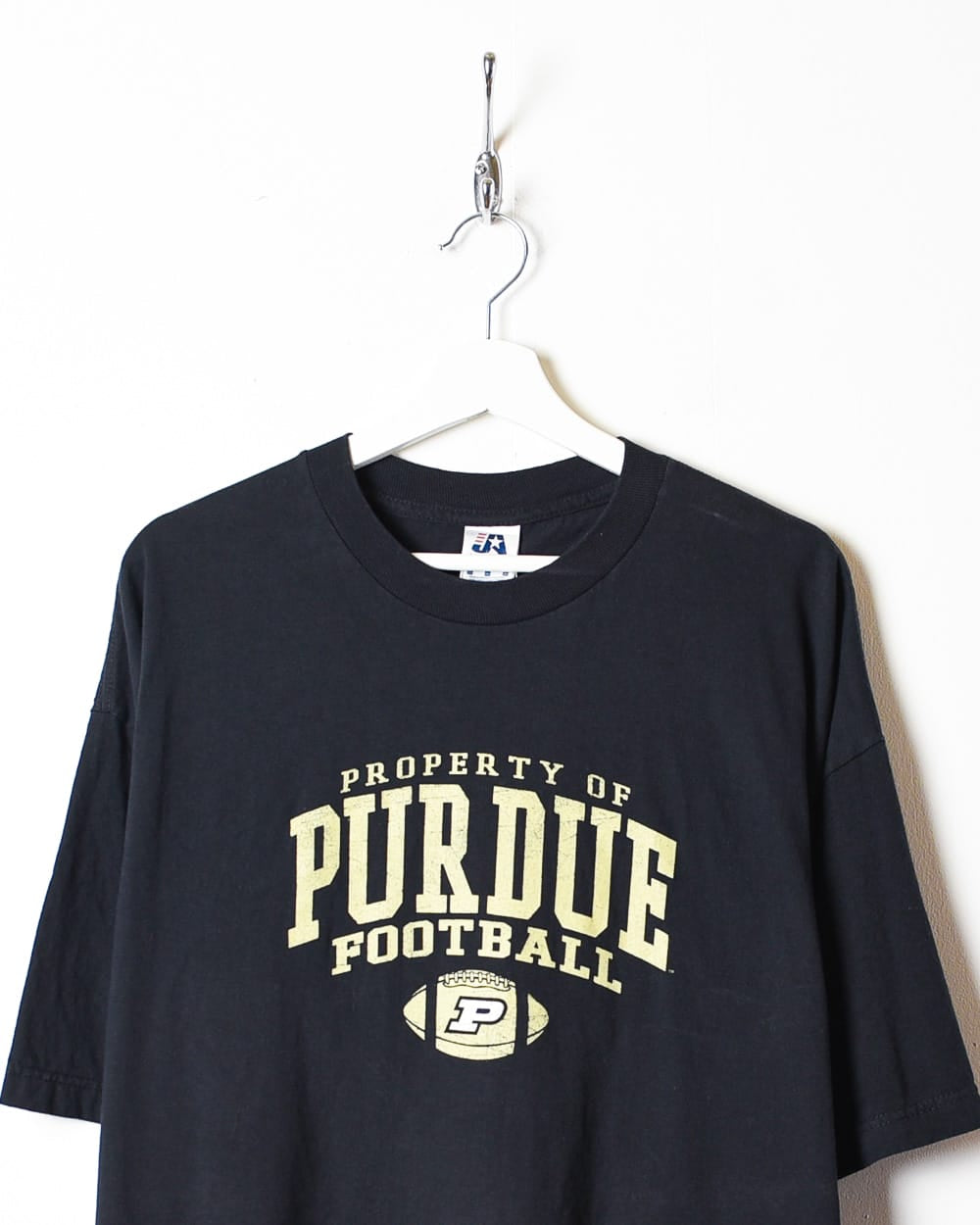 Black Property Of Purdue Football T-Shirt - XX-Large