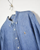 Blue Ralph Lauren Denim Shirt - X-Large