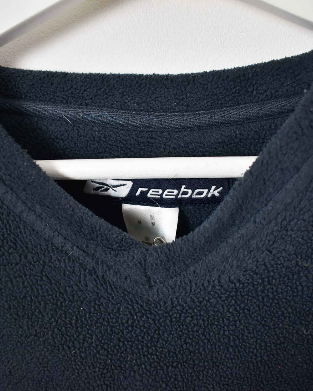 Navy Reebok Pullover Fleece - Large