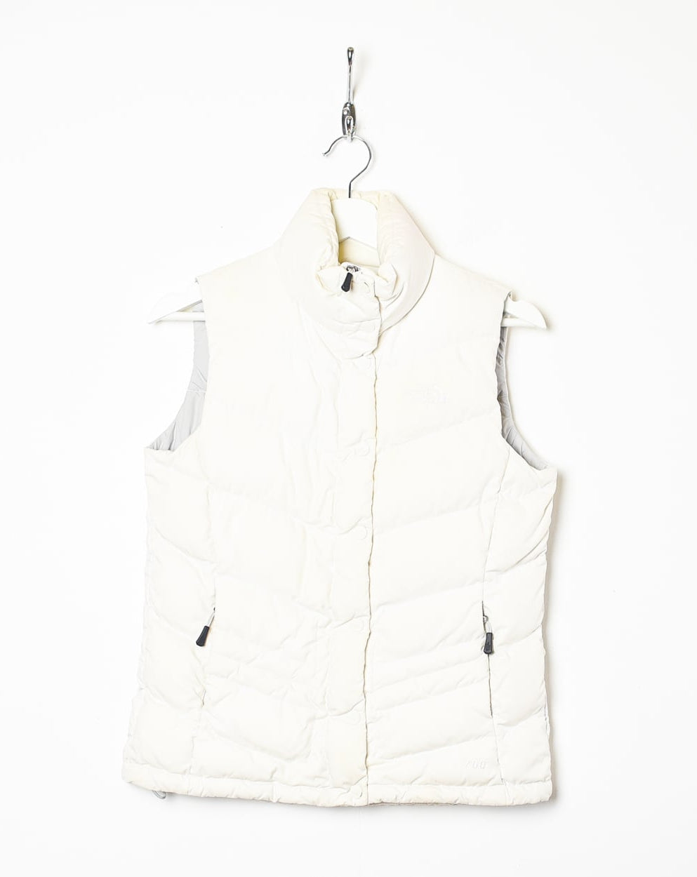 White The North Face 700 Down Gilet - Small Women's