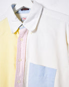 Multi Vintage Colour-Block Shirt - Large