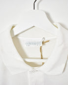 White Adidas Polo Shirt - XX-Large