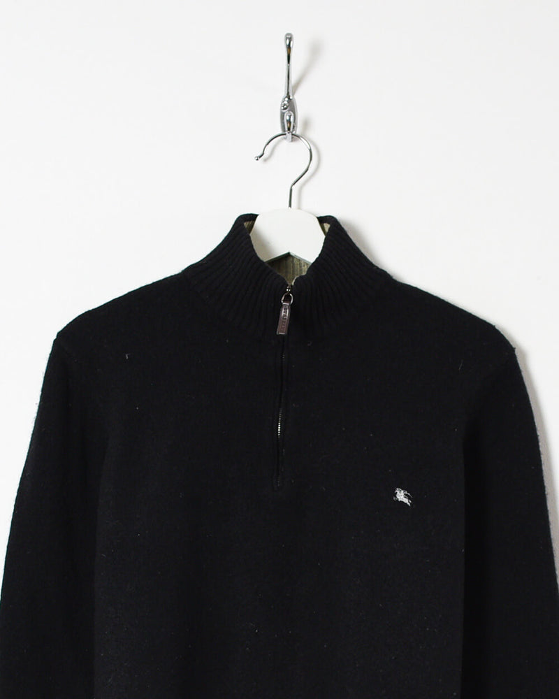 Burberry Brit Half-Zip Jersey Pullover in Black for Men