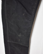 Black Carhartt Heavyweight Double Knee Carpenter Jeans - W30 L30