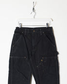 Black Carhartt Heavyweight Double Knee Carpenter Jeans - W30 L30