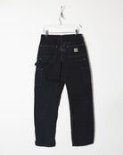 Black Carhartt Heavyweight Double Knee Carpenter Jeans - W30 L30