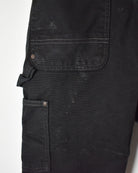 Black Carhartt Heavyweight Double Knee Carpenter Jeans - W30 L30