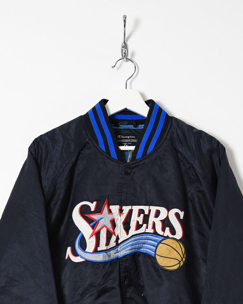 90's Philadelphia 76ers Sixers Champion NBA Warm-Up Jacket Size