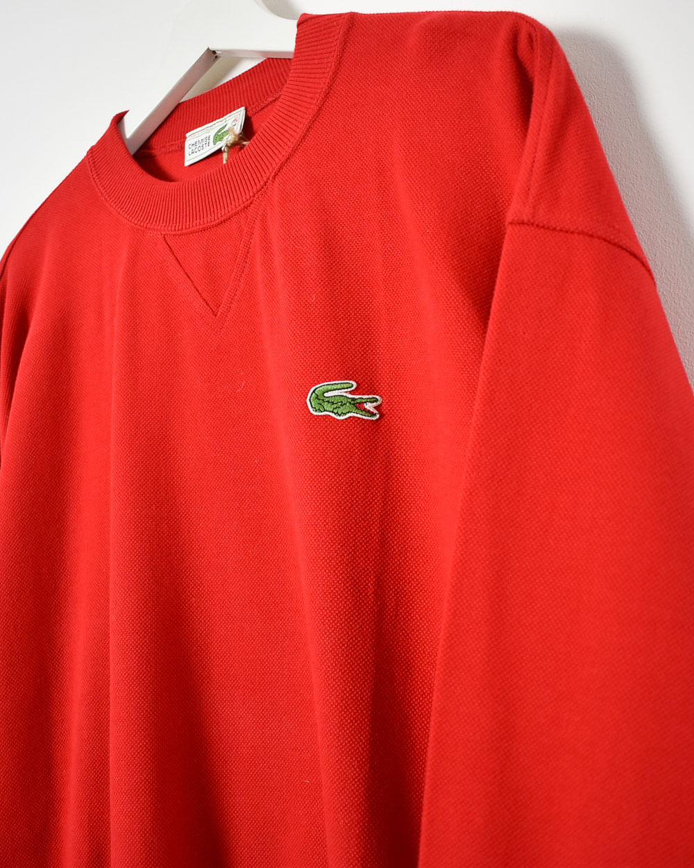 Red Chemise Lacoste Sweatshirt - Large