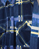 Navy Fila Fleece Shirt - X-Large
