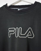 Black Fila Sweatshirt - Large
