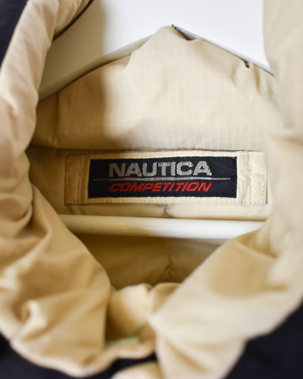 Black Nautica Reversible Puffer Jacket - Large