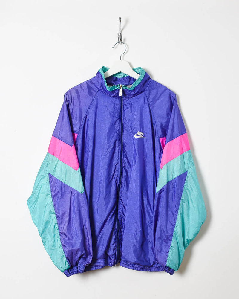 90s Polyester Purple Nike Shell Jacket X-Large– Vintage