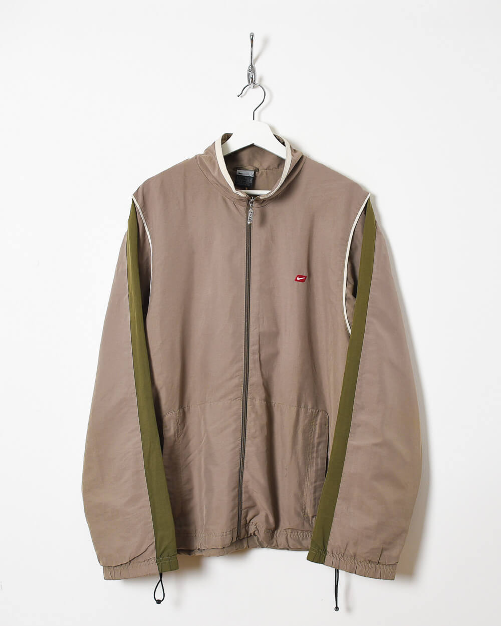 Neutral Nike Windbreaker Jacket - Large